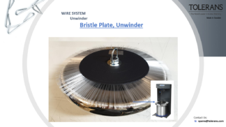 bristle plate, unwinder