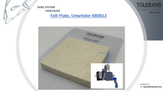 felt plate, unwinder 680012
