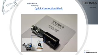 quick connection black, drumtop