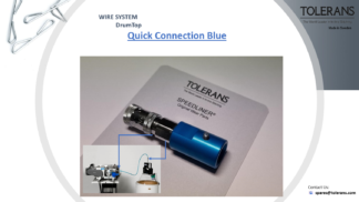 quick connection blue, drumtop