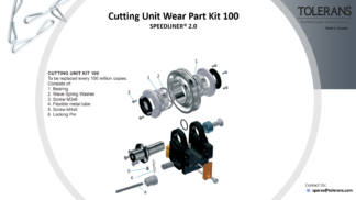 cutting unit wear part kit 100, speedliner® 2.0