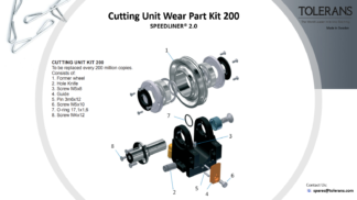 cutting unit wear part kit 200, speedliner® 2.0
