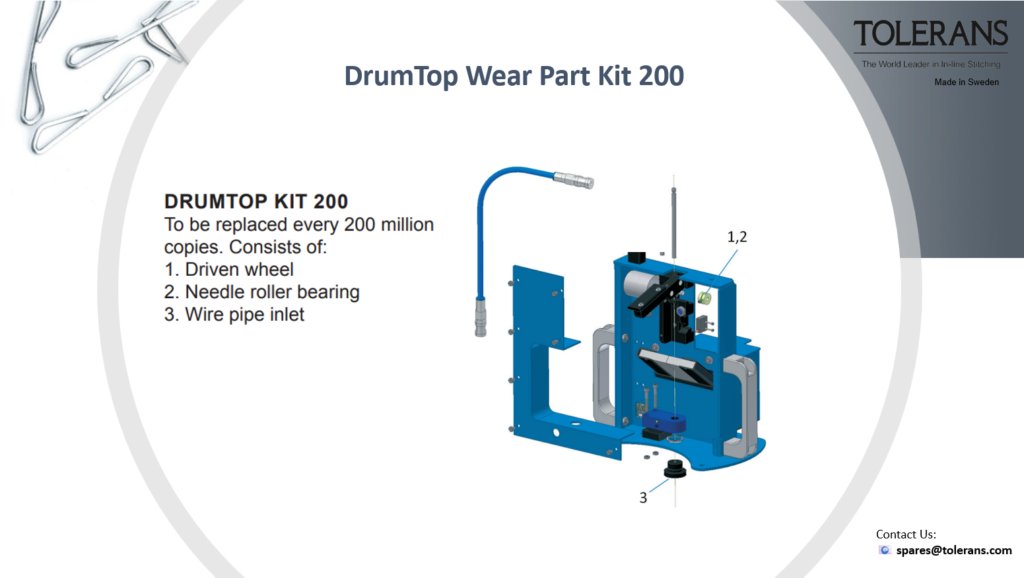 drumtop wear part kit 200