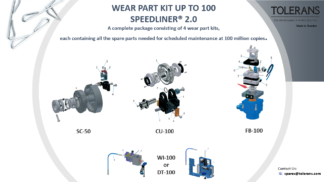 wear parts kit up to 100 million copies, speedliner® 2.0