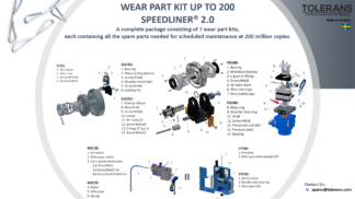 wear parts kit up to 200 million copies, speedliner® 2.0