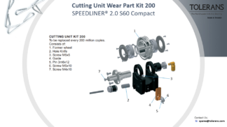 stitching cylinder wear part kit 200