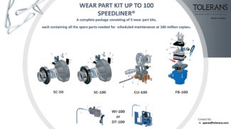 wear parts kit up to 100 million copies