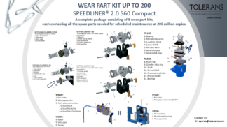 wear parts kit up to 200 million copies