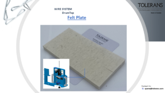 felt plate, drumtop