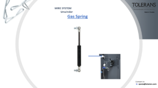 gas spring, unwinder