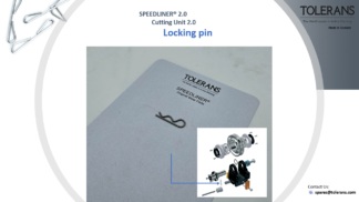 locking pin, cutting unit 2.0