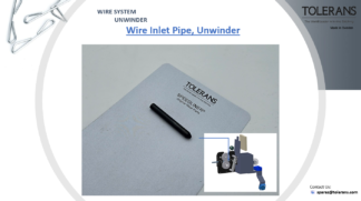 wire inlet pipe, unwinder