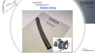 rubber string, stitching unit 1.0