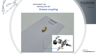 grease coupling, stitching unit s60