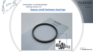 spacer small between bearings, stitching cylinder doubleround