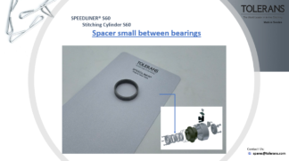 spacer small between bearings, stitching cylinder s60