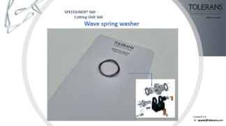 wave spring washer, cutting unit s60