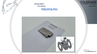 adjusting key, die wheel speedliner