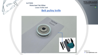 belt pulley knife, mts lower knife unit