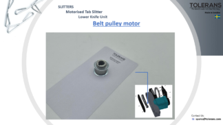 belt pulley motor, mts lower knife unit