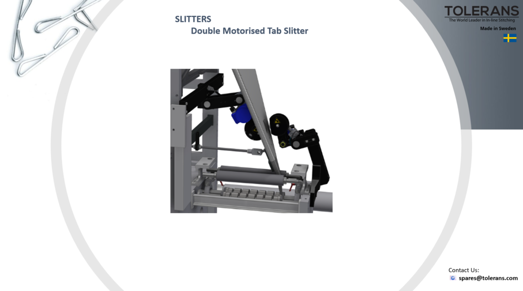 double motorised tab slitter